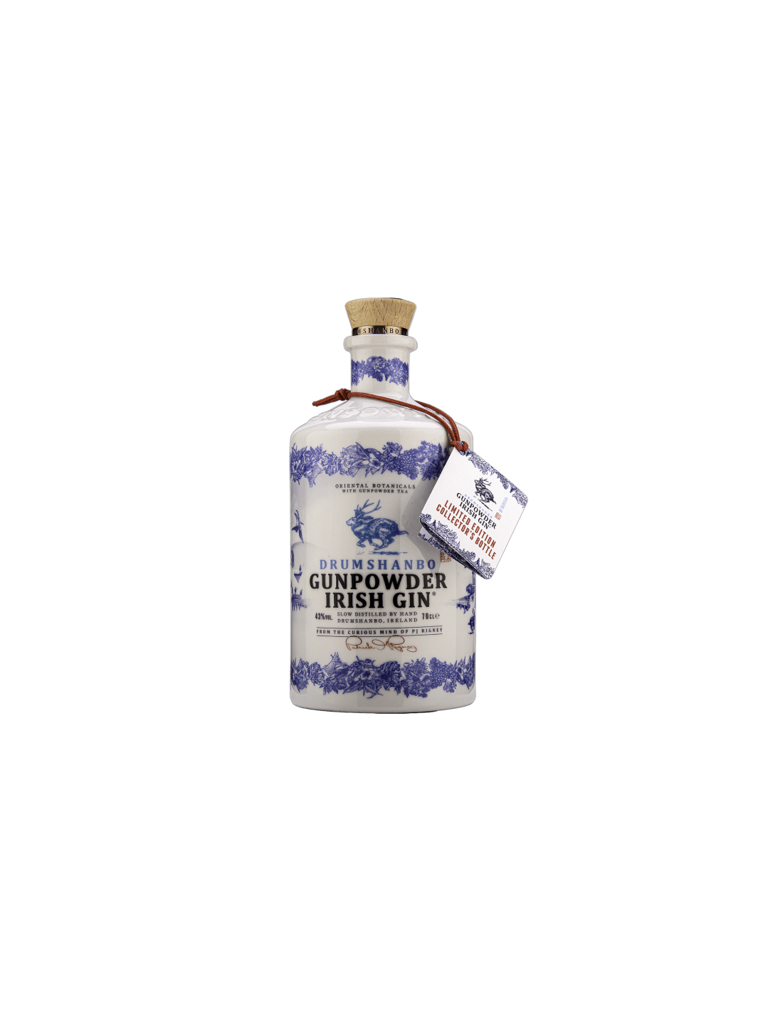 Gunpowder Irish Gin Ceramic Bottle 70 cl