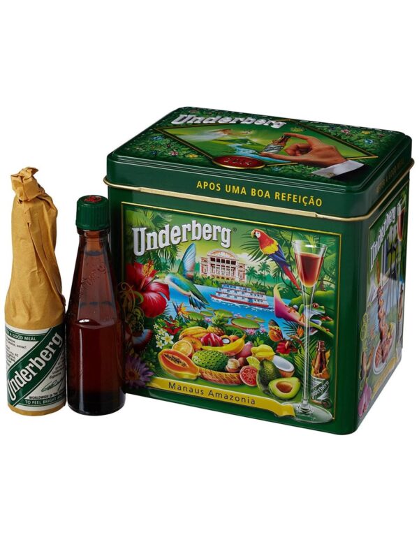 Amaro Uunderberg Tin Box con 12 bottiglie da 2 cl Amaro Uunderberg Tin Box con 12 bottiglie da 2 cl