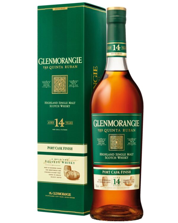 The Quinta Ruban Porto Cask 12 Years Old Highland Single Malt Scotch Whisky Glenmorangie