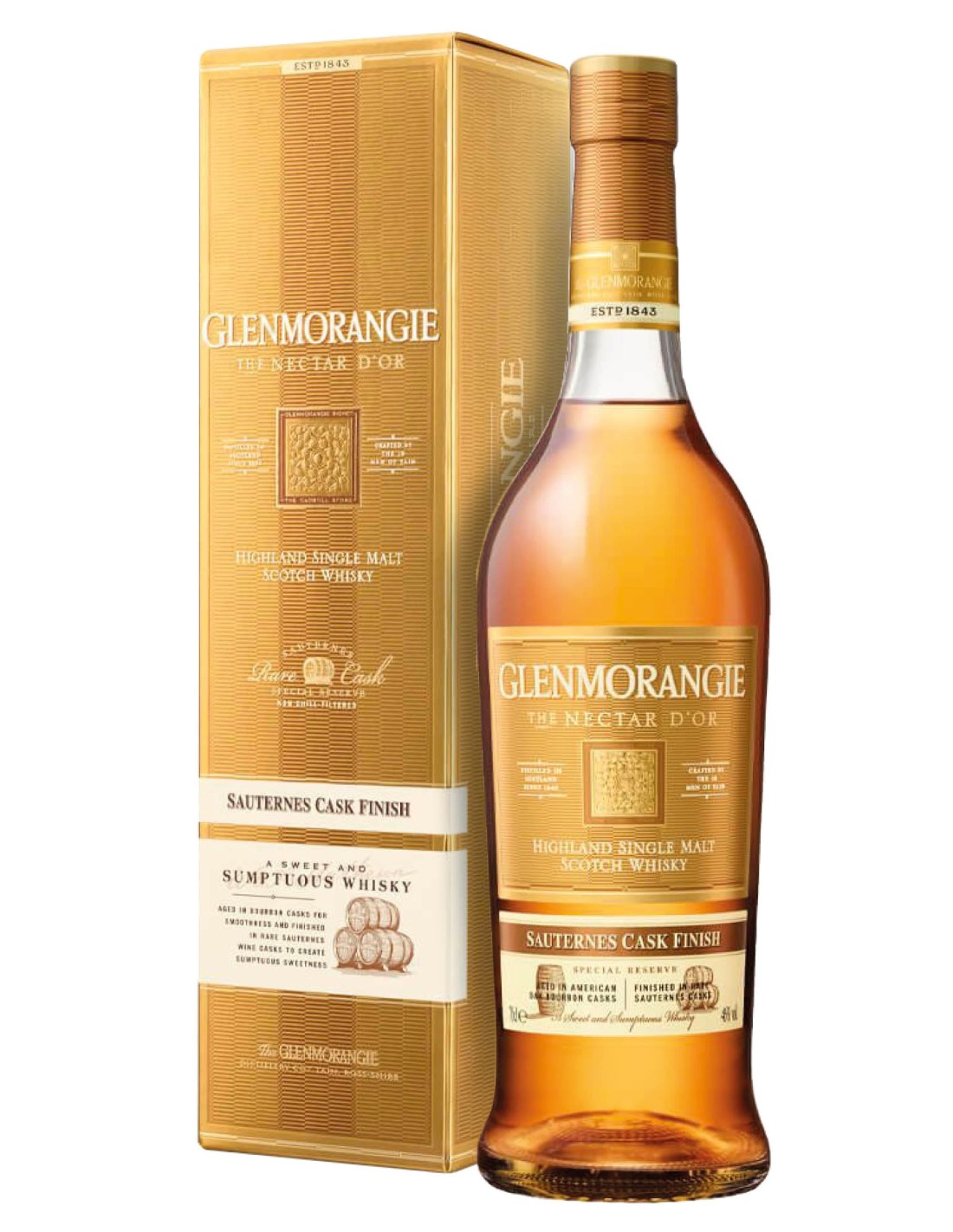 Whisky Glenmorangie Nectar d'Or Sauternes Cask Highland Single Malt Scotch