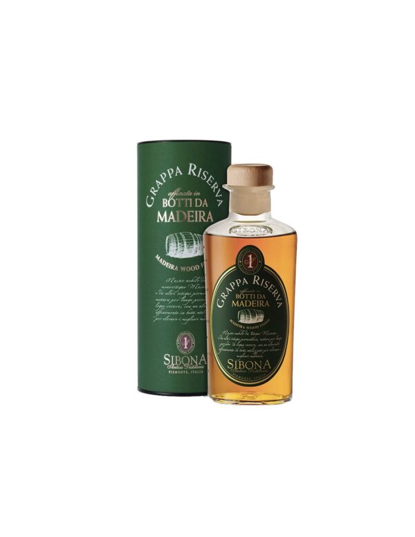 Grappa Riserva Affinata in Botti da Madeira - Sibona 50 cl Grappa Riserva Affinata in Botti da Madeira - Sibona 50 cl