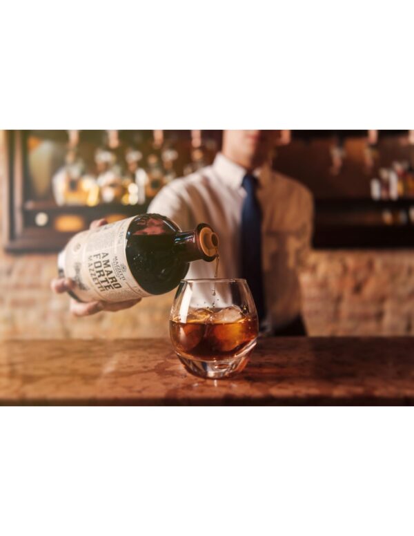 Amaro Forte Mazzetti Con 4 Cocktail Tumbler In Scatola Regalo