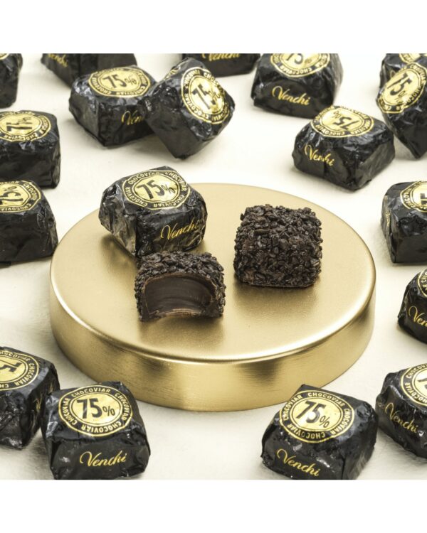 Cubotto Venchi Chocoviar 75% cioccolatini in busta da 100g