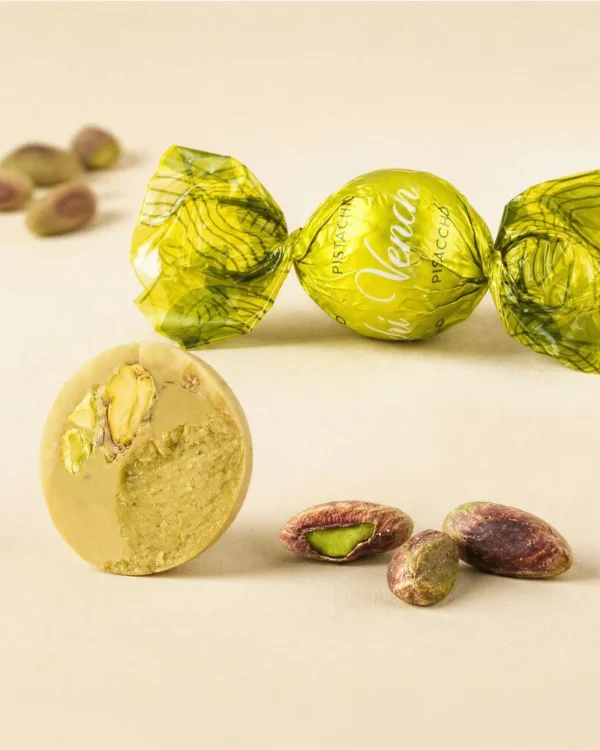 Cioccolatino Venchi Perla Pistacchio Salato in sacchetto 100g