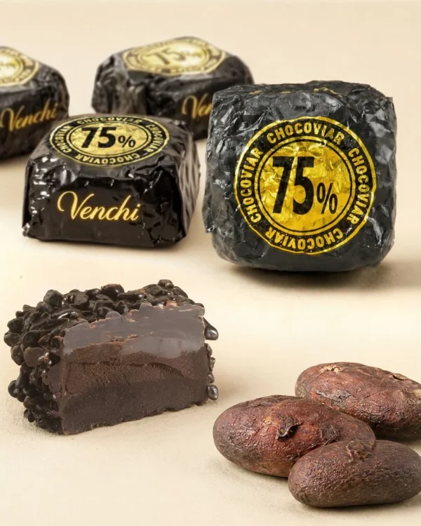 Cubotto Venchi Chocoviar 75%  cioccolatini in busta da 100g