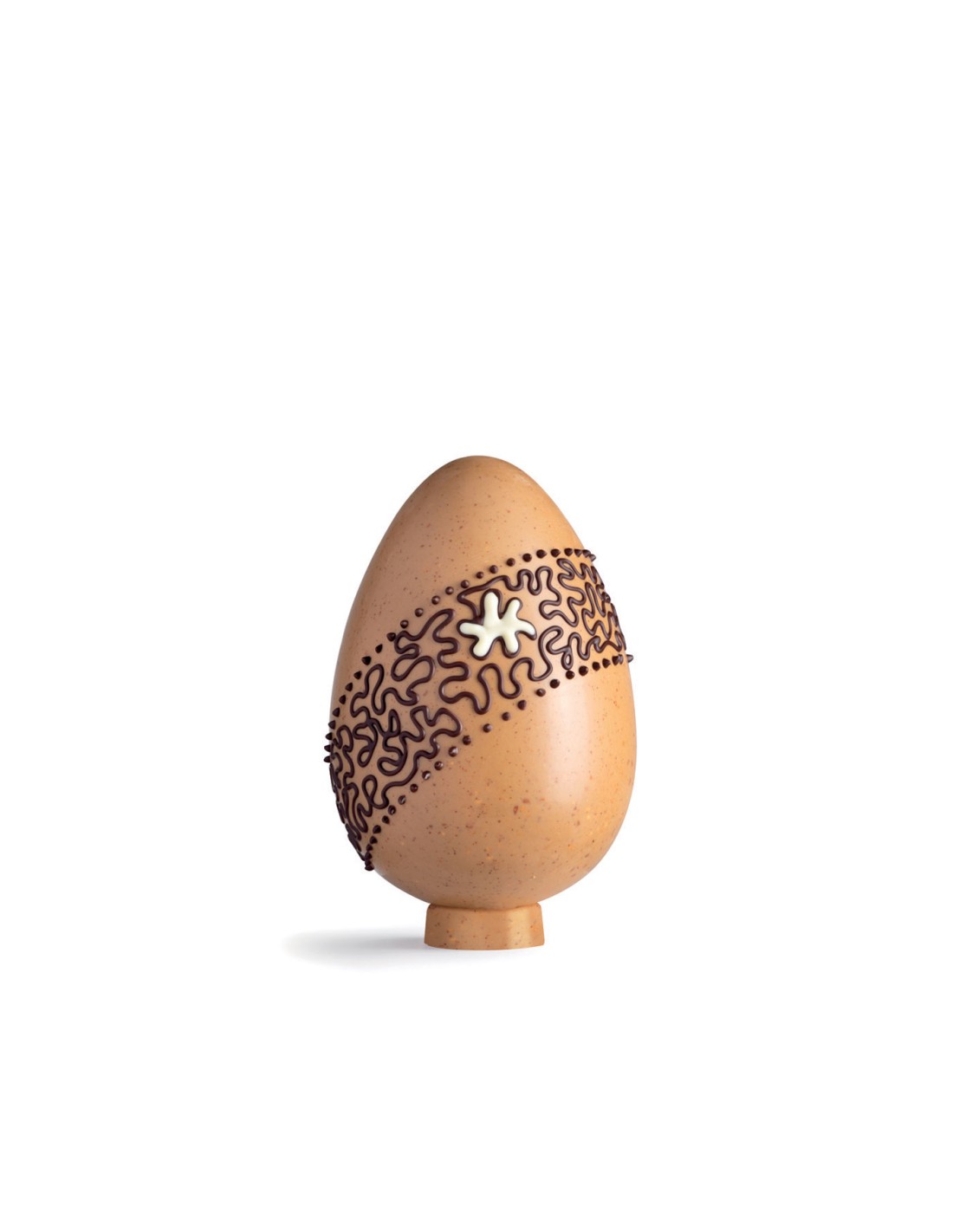 La Perla Arachide Salata. Uovo di cioccolato bianco al caramello con arachide salata. 200g