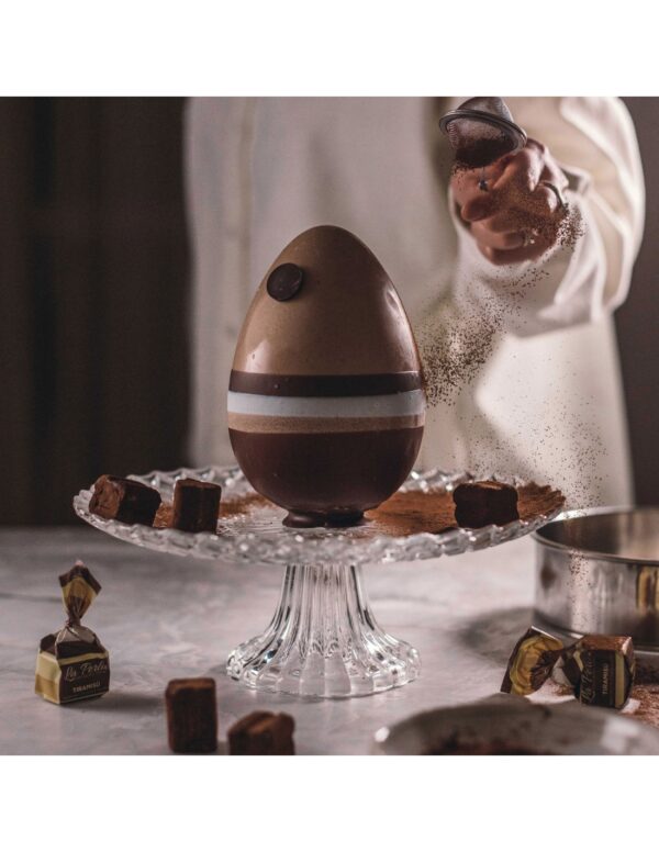 La Perla Tiramisù. Uovo di cioccolato al Tiramisù. 200g