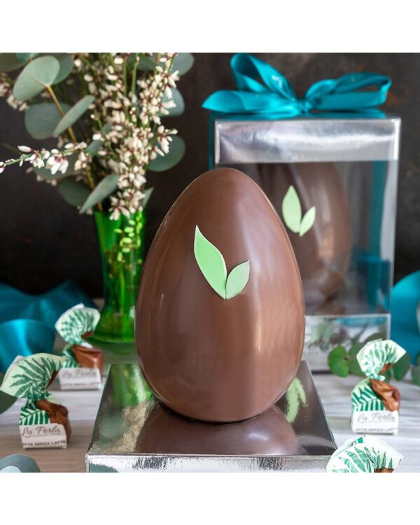 La Perla Latte senza Latte. Uovo di cioccolato vegano con latte di cocco. 200g