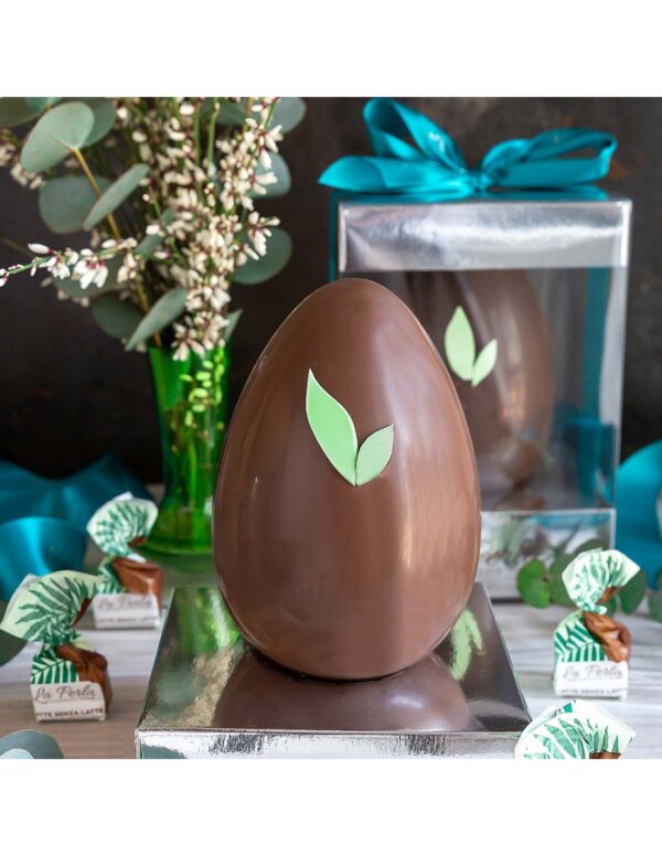 La Perla Latte senza Latte. Uovo di cioccolato vegano con latte di cocco. 200g