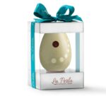 La Perla Pistacchio Salato. Uovo di cioccolato bianco con pistacchi salati. 200g