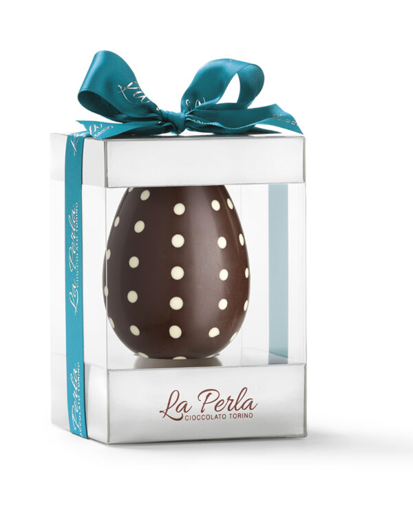 La Perla Pois. Uovo di cioccolato fondente 61%. 200g - immagine 1