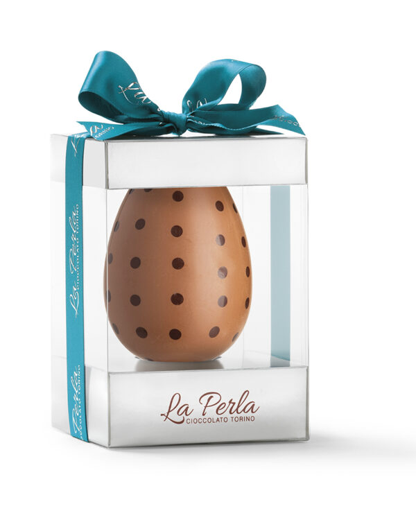 La Perla Pois. Uovo di finissimo cioccolato al latte. 200g - immagine 1