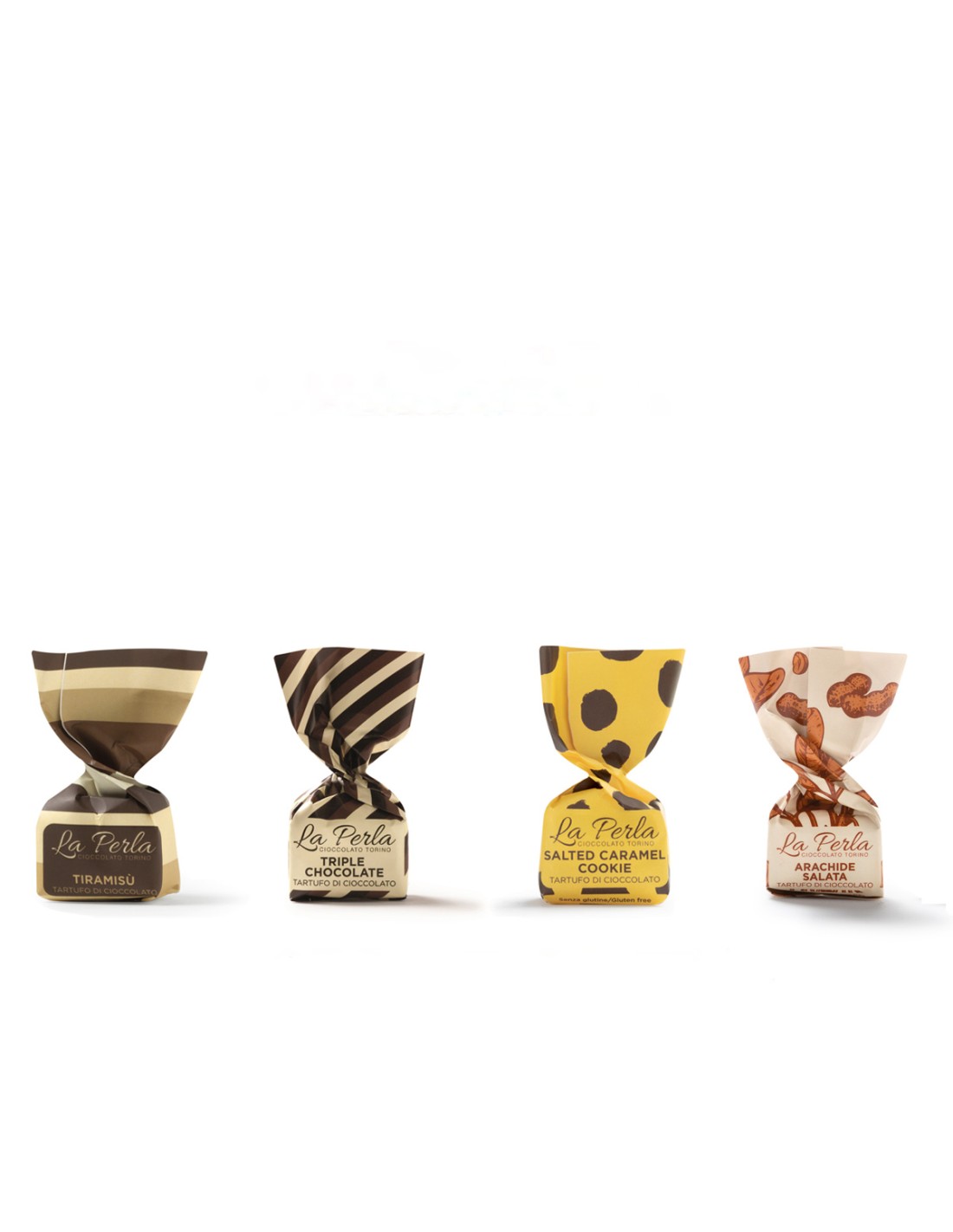 La Perla Tartufi di cioccolato. Assortimento Golosi. Sacchetto 200g