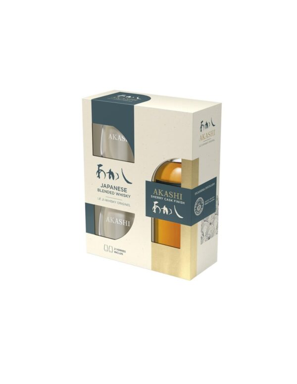 Akashi Blended Sherry Cask + 2 bicchieri Akashi Blended Sherry Cask + 2 bicchieri