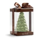 La Perla di Natale. Albero di cioccolato bianco e pistacchio salato.
