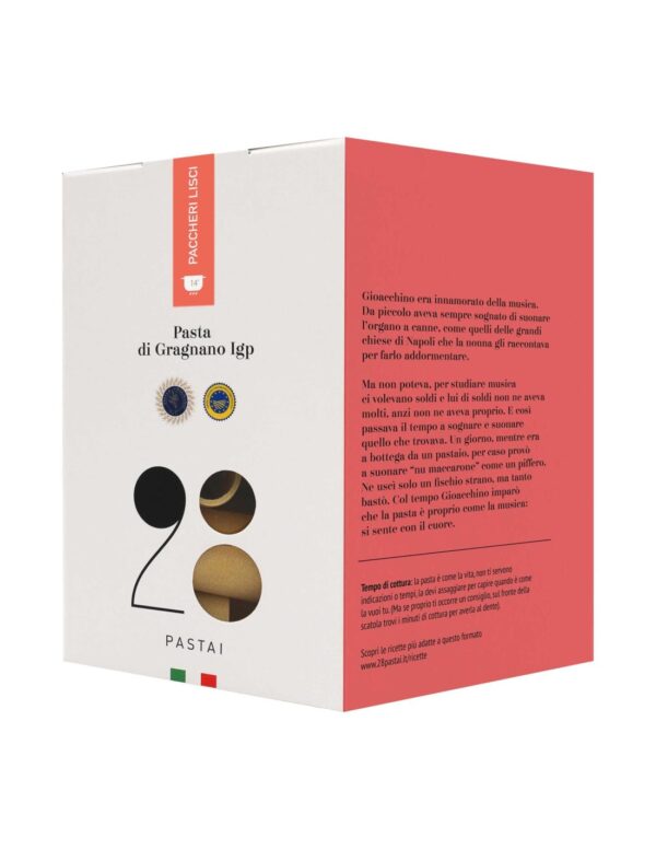 Paccheri lisci di Gragnano Igp 28 Pastai