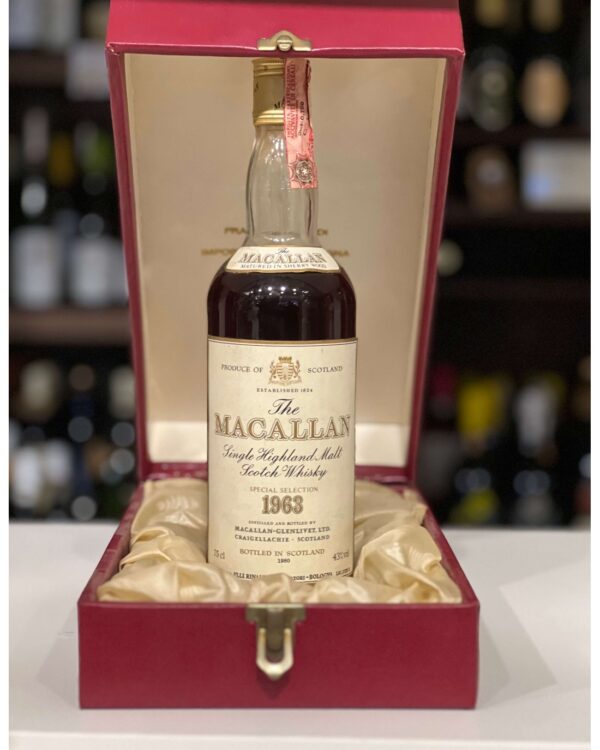 Whisky Macallan 1963 Rinaldi import