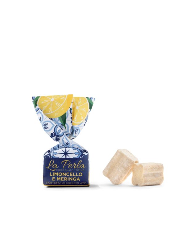 Tartufo di cioccolato la Perla Limoncello e Meringa in sacchetto da 100g