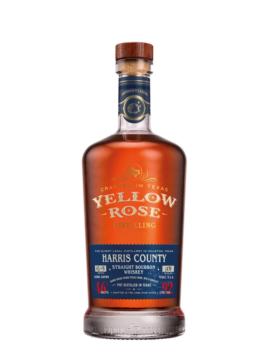 Harris County Straight Barboun Whiskey Yellow Rose