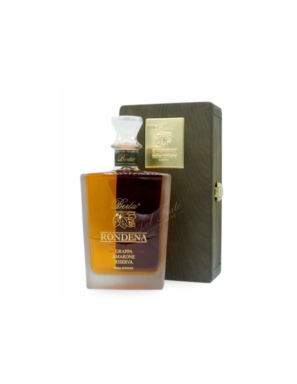 Grappa Berta Rondena Amarone Riserva Quarta Edizione Cassetta In Legno