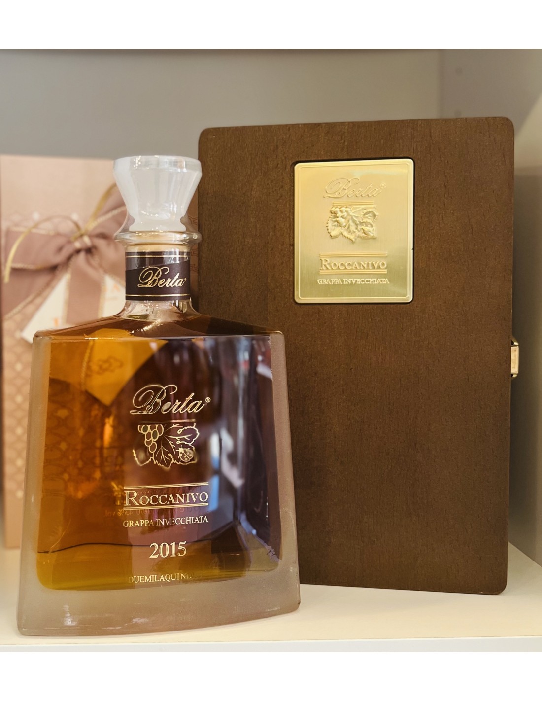 Grappa Roccanivo 2015 Berta (Cassetta in Legno)