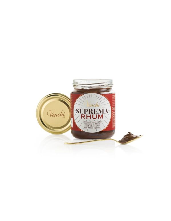 Crema Venchi spalmabile Suprema Fondente e Rum 250 g