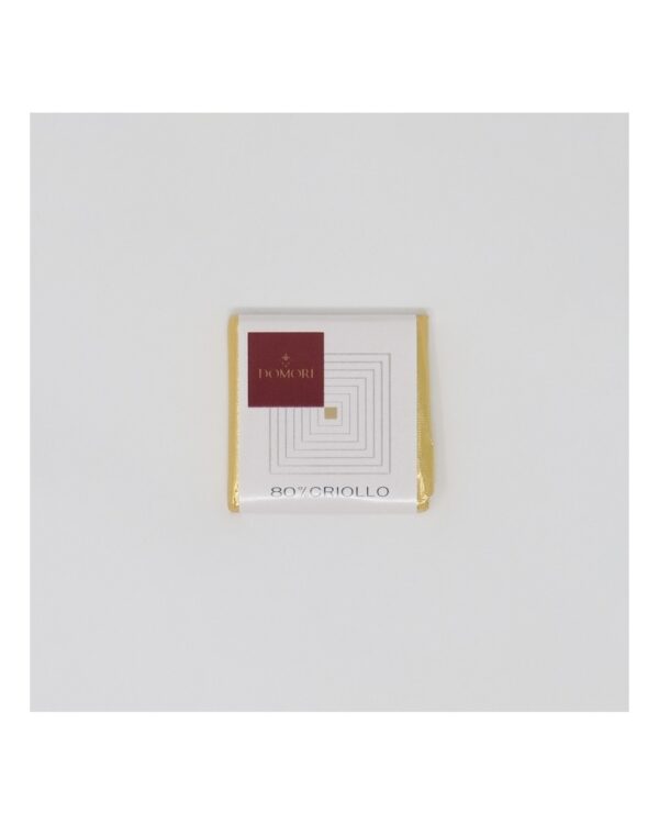 Cioccolatino Domori napolitain 80% Criollo in sacchetto da 100g