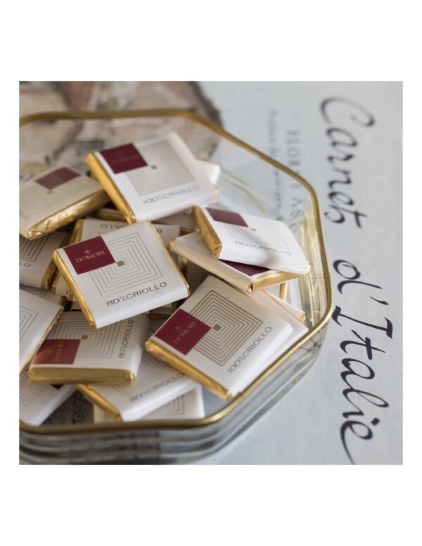 Cioccolatino Domori napolitain 80% Criollo in sacchetto da 100g