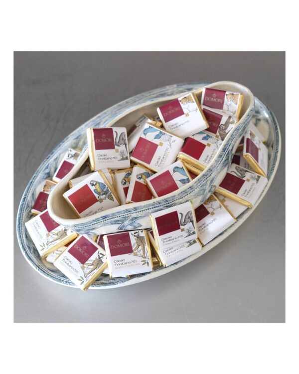 Cioccolatino Domori napolitain Madagascar 70% Single Origins in sacchetto da 100g
