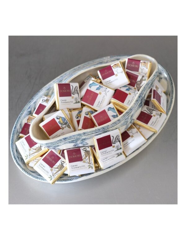 Cioccolatino Domori napolitain Madagascar 70% Single Origins in sacchetto da 100g