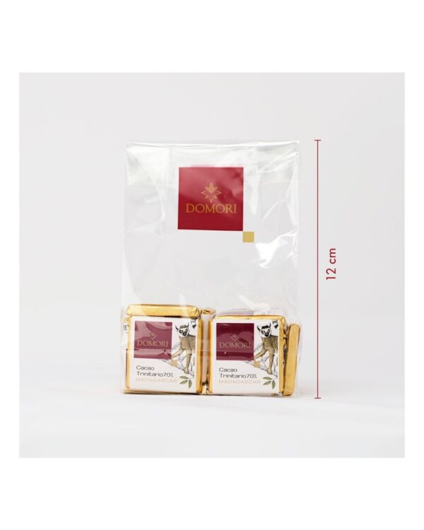 Cioccolatino Domori napolitain Madagascar 70% Single Origins in sacchetto da 100g