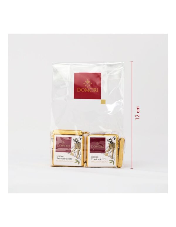 Cioccolatino Domori napolitain Madagascar 70% Single Origins in sacchetto da 100g