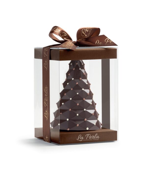 La Perla di Natale. Albero di cioccolato Fondente