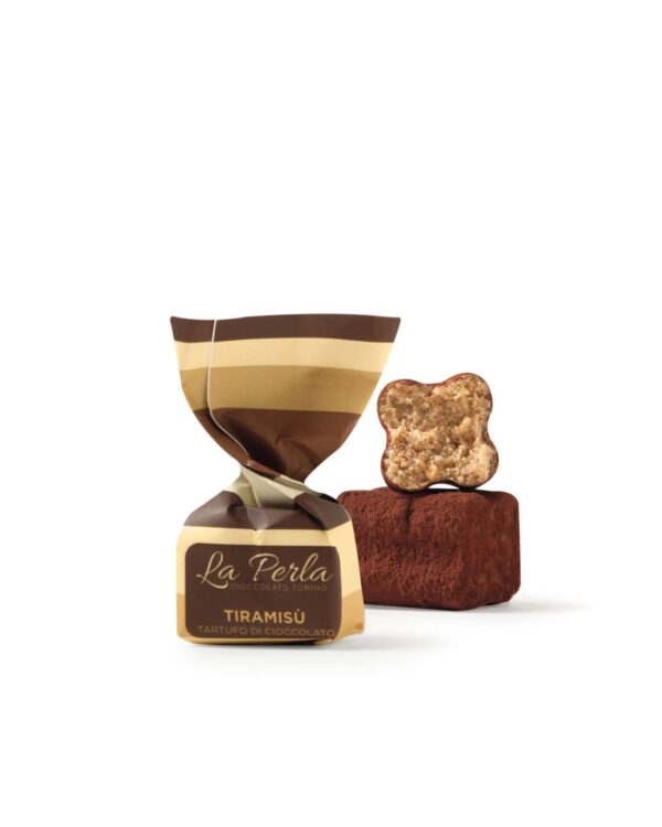 La Perla Bianco, Nero, Arachide Salata, Tiramisù. La Selezione. Latta 200g