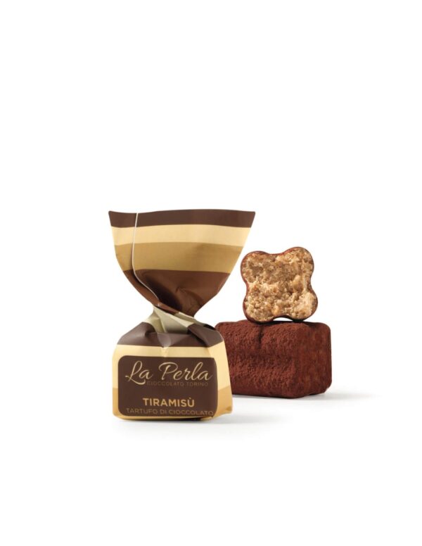 La Perla Bianco, Nero, Arachide Salata, Tiramisù. La Selezione. Latta 200g