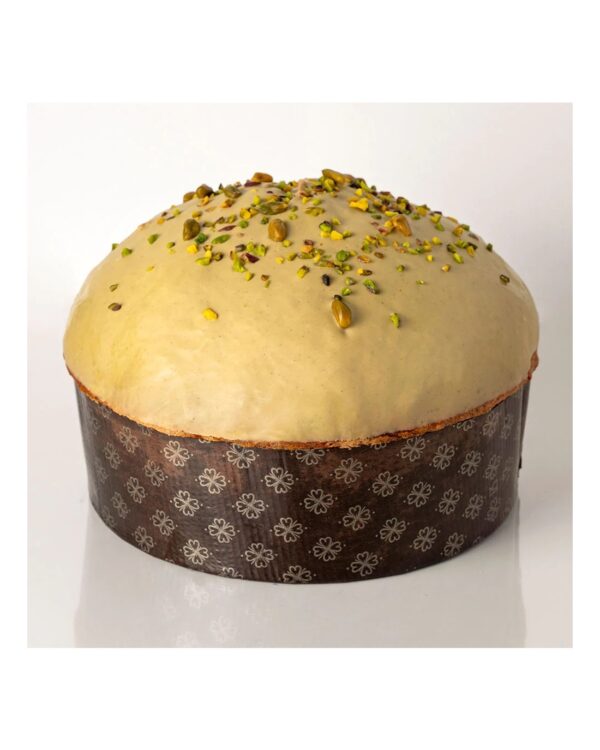 Panettone Pistacchio Andrea Barile con crema da spalmare