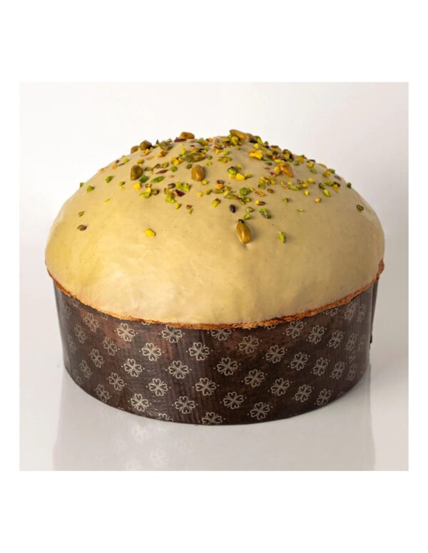 Panettone Pistacchio Andrea Barile con crema da spalmare
