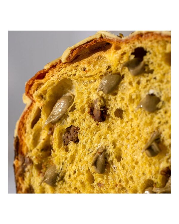 Panettone Pistacchio Andrea Barile con crema da spalmare