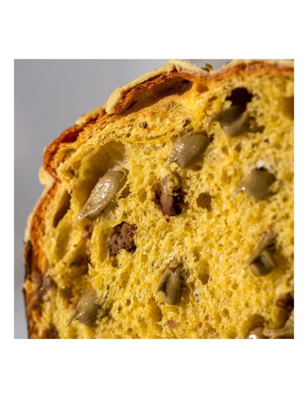 Panettone Pistacchio Andrea Barile con crema da spalmare