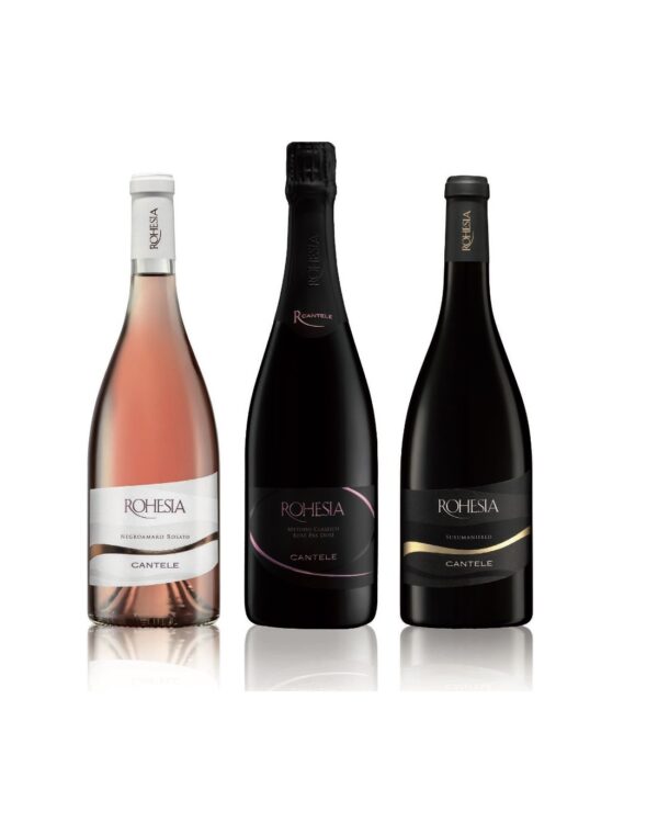 Confezione Regalo Scatola 3 Bottiglie Rohesia Cantele