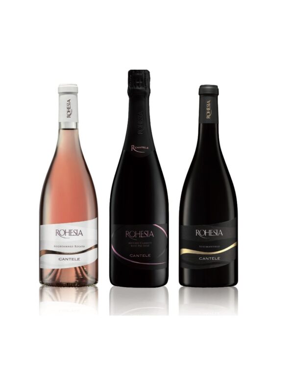 Confezione Regalo Scatola 3 Bottiglie Rohesia Cantele Confezione Regalo Scatola 3 Bottiglie Rohesia Cantele