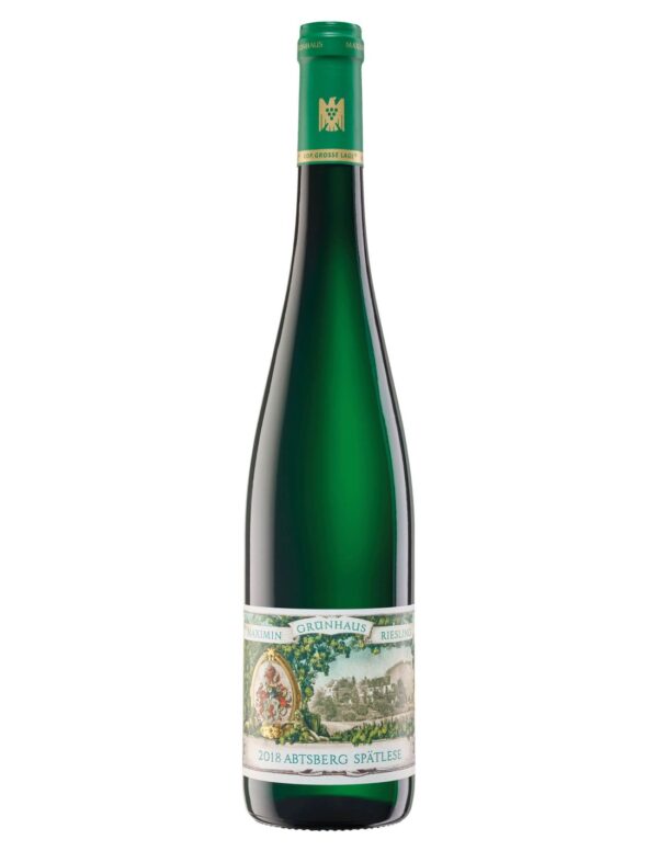 Riesling Mosel QbA Große Lage Abtsberg Spätlese 2018 Maximin Grünhaus Riesling Mosel QbA Große Lage Abtsberg Spätlese 2018 Maximin Grünhaus