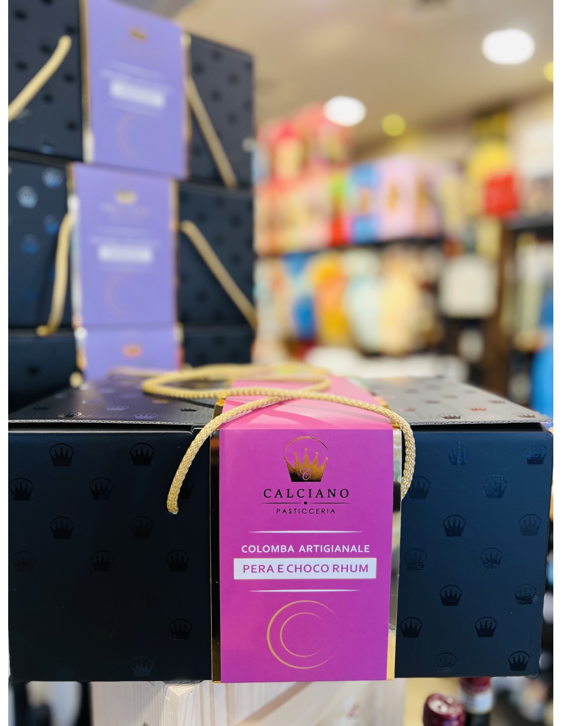 Colomba Calciano Pera e Chocorhum