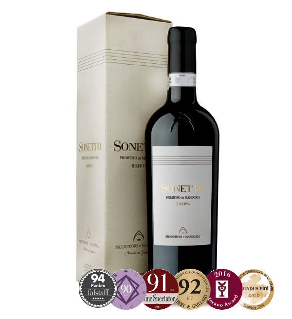 Primitivo di Manduria Riserva 'Sonetto' Produttori di Manduria 2019 - immagine 2
