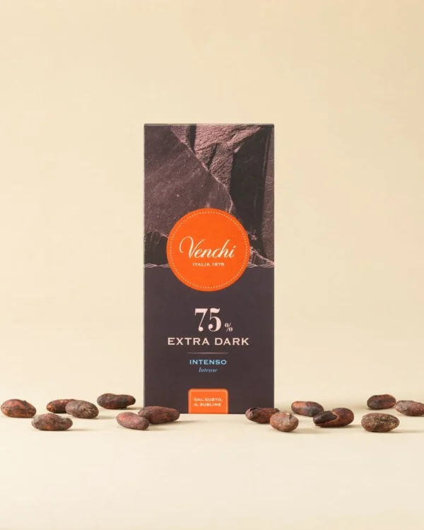 Tavoletta Venchi di Cioccolato Extra Fondente 75% - immagine 2