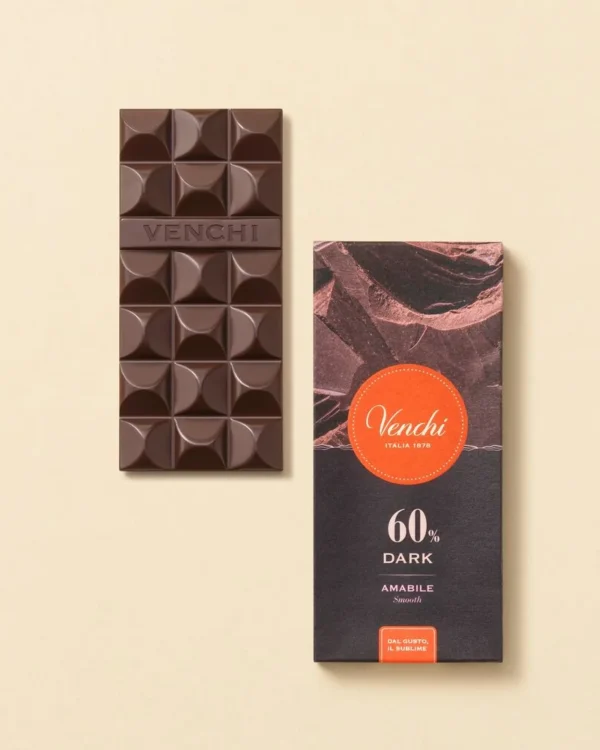 Tavoletta Venchi di Cioccolato Fondente 60%