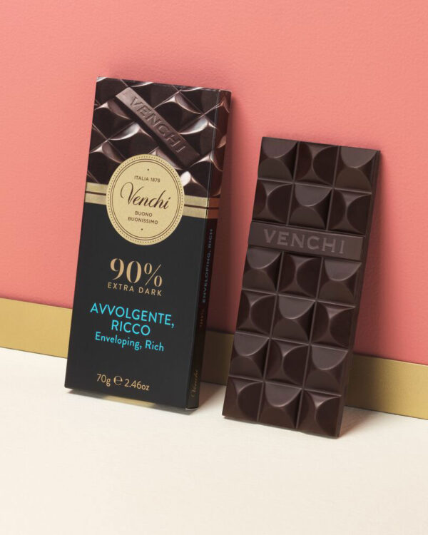 Tavoletta Venchi Extra Fondente 90% 70g