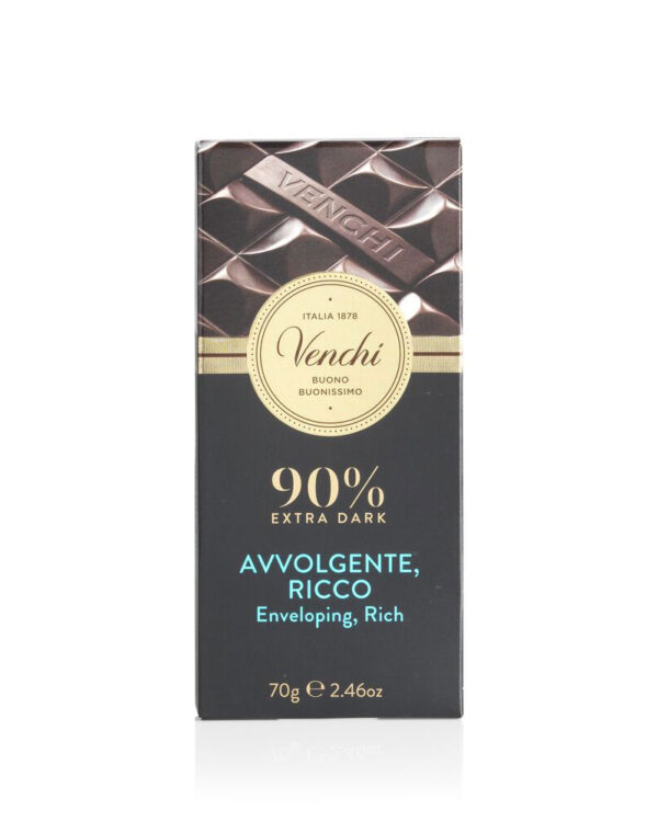 Tavoletta Venchi Extra Fondente 90% 70g - immagine 2