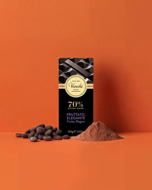 Tavoletta Venchi Extra Fondente 70% 78g - immagine 3
