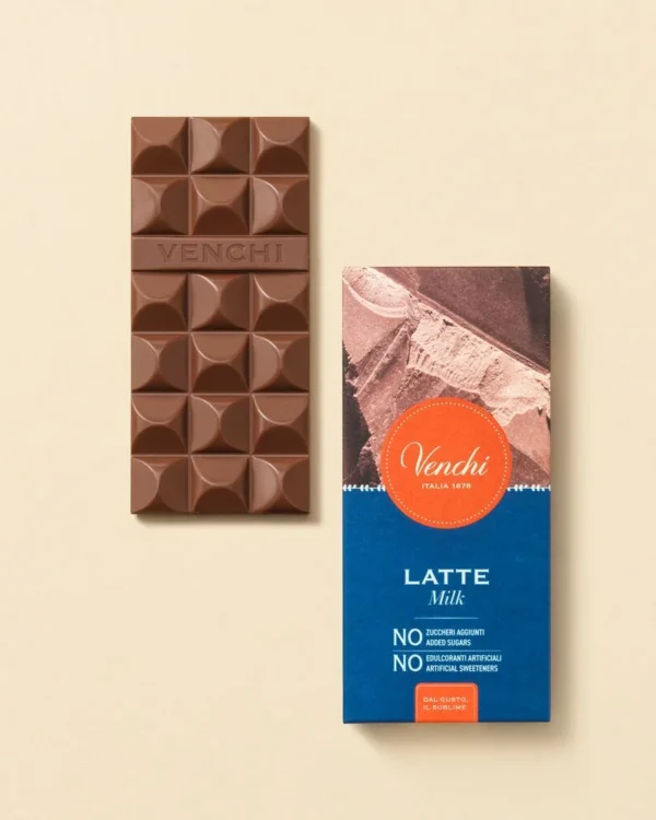 Tavoletta Venchi Latte NO Zuccheri Aggiunti 70g